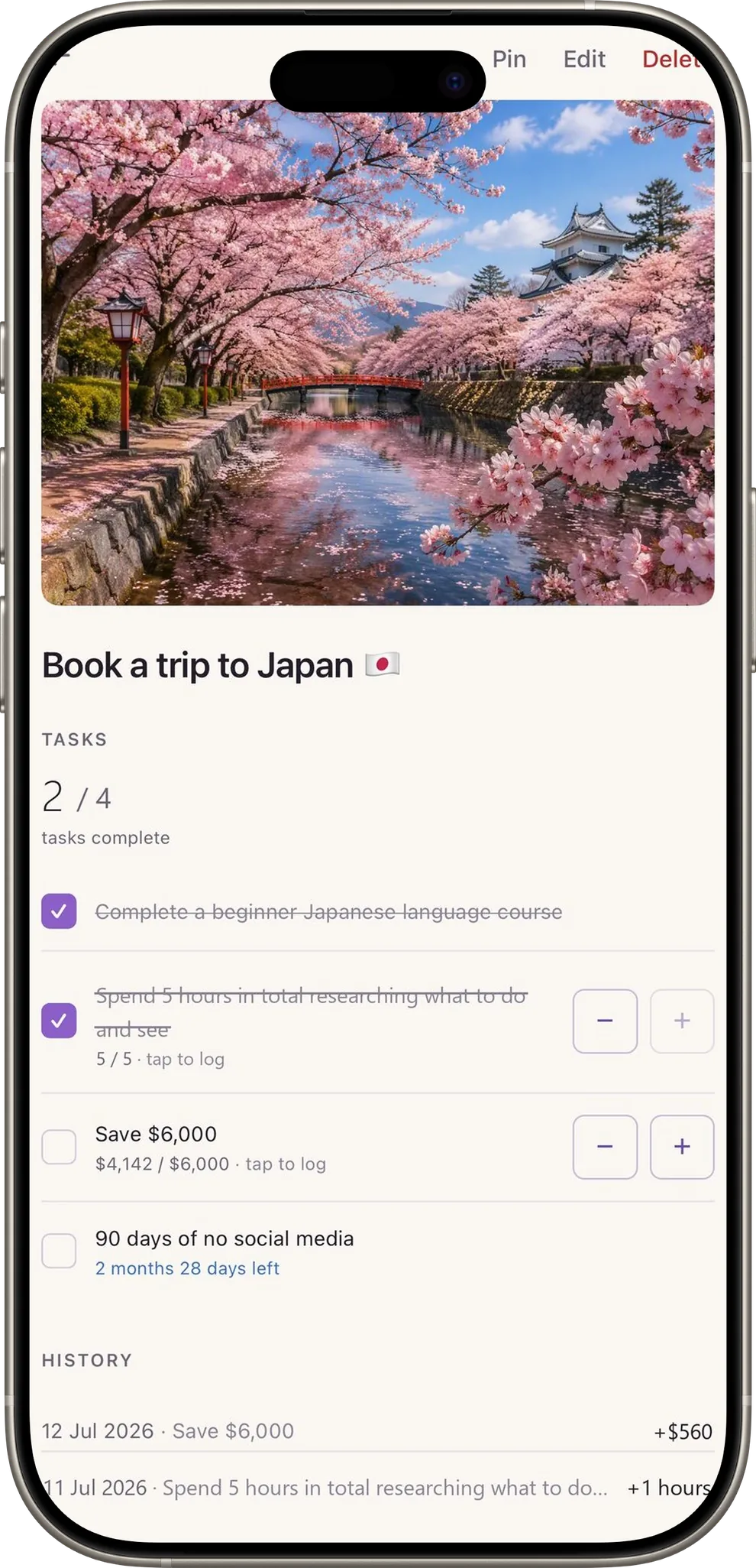 A trip to Japan, mid-progress